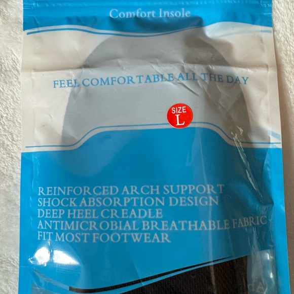 Removable Replacement Comfort Shoe Insoles Support Mens Sz Large NWT - Picture 3 of 5